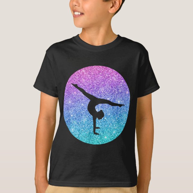 Camiseta Bonita Ginástica De Tendência Oferecida Para Menin (Frente)