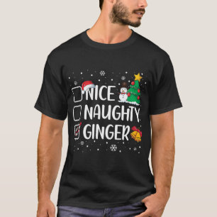 Camiseta Bonita Ginger de Natal Pajama Candy Cane