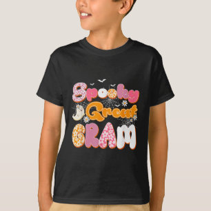 Camiseta Bonita Groovy Um Excelente Spooky Gram Ghost Hallo
