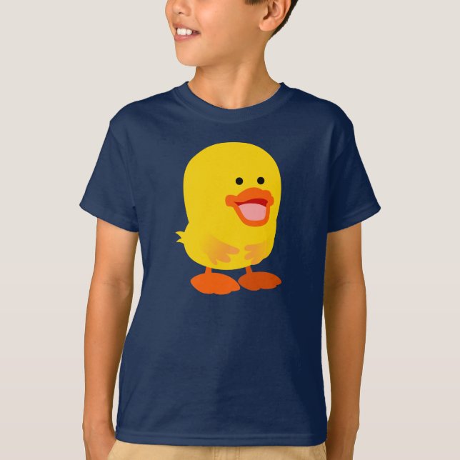 Camiseta Bonita Inocente Duckling Crianças T-Shirt (Frente)