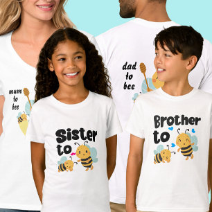 Camiseta Bonita Irmã para Abelha
