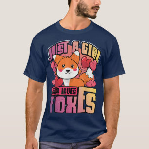 Camiseta Bonita, Kawaii Fo, Menina Que Ama Raposa, Bonita P