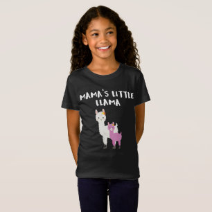 Camiseta Bonita Llama Dotada Mamas Pequena Dotada Llama