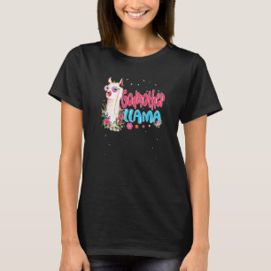 Camiseta Bonita madrinha Llama Dia de as mães Mulheres Aniv