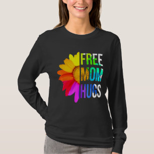 Camiseta Bonita Mãe Abraça Orgulho gay Lgbt Orgulho Daisy R