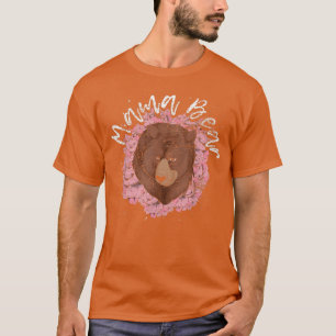 Camiseta Bonita Mãe Ursa Família Animal Mamãe Bear Urso da 