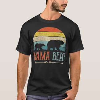 Camiseta Bonita Mãe Ursa Vintage Dia de as mães - Mãe -