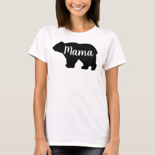 Camiseta Bonita mãe urso design presente de dia de as mães