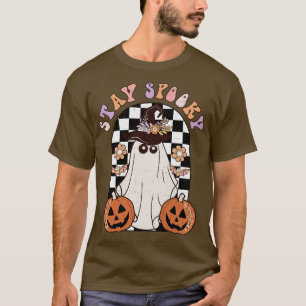 Camiseta Bonita Manga Louca Halloween Pumpkin Ghost Witch H