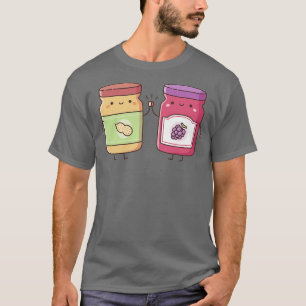 Camiseta Bonita Manteiga de amendoim e Jelly, cinco melhore