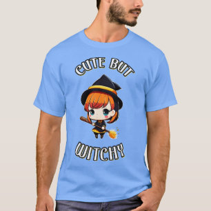 Camiseta Bonita Mas Bruxa Chibi Bruxa Wicca 1