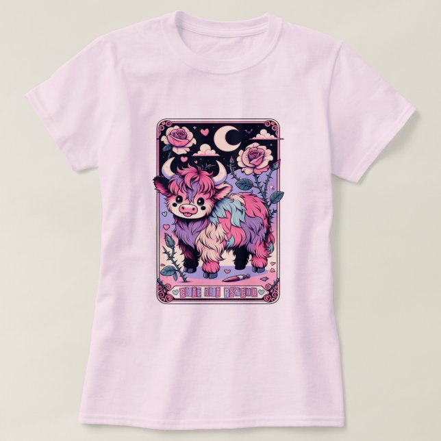 Camiseta Bonita, Mas Picho Cow Tarot (Frente do Design)
