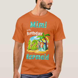 Camiseta Bonita Mimi Do Aniversário Da 12