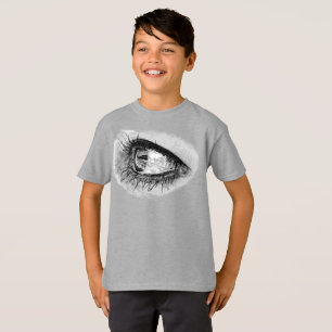 Camiseta Bonita mulher, olho no cheio mascara