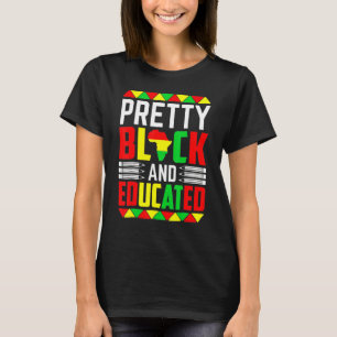 Camiseta Bonita Negra Educada Eu Sou Mês da História Negra