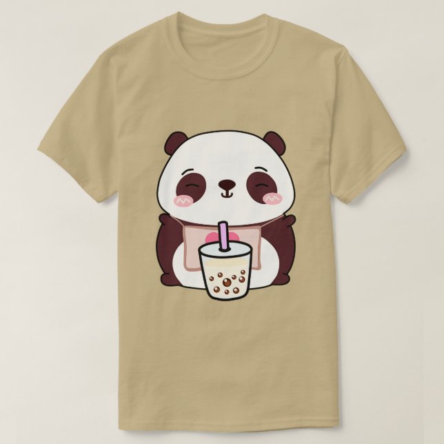 Camiseta Bonita Panda ama Boba (Frente do Design)