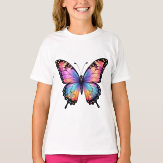 Camiseta bonita para mulheres com uma bela butte