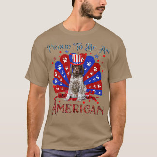 Camiseta Bonita Ponteiro Alemão Curto Amor Bandeira America