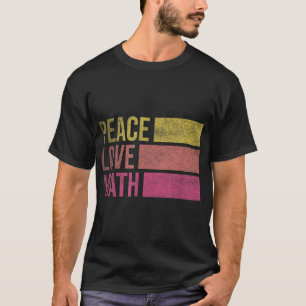 Camiseta Bonita Professora de Matemática, Paz, Amor Matemát