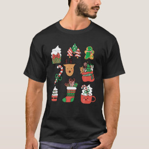 Camiseta Bonita Reindeer de Natal Kawaii - Cane Stoe