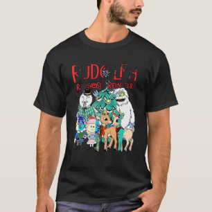 Camiseta Bonita Rudolph A Rena Vermelha Nosada Especificaçã