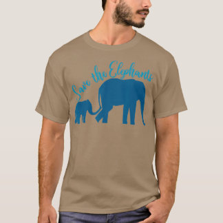 Camiseta Bonita Salva Elefantes Belo Elefante