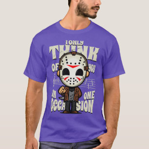 Camiseta Bonita Sexta-Feira Slasher Memória Engraçada