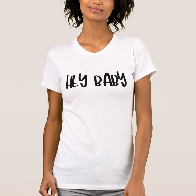 Camiseta Bonita Trendy, Dia de as mães De Bebê. (Frente)