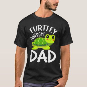 Camiseta Bonita Turtley Pai Incrível Turtle Lover Mens Pres