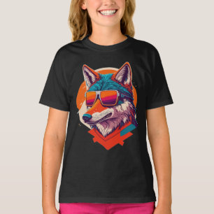 CAMISETA BONITA WOLF VESTINDO VIDRO.