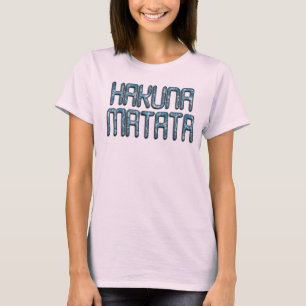 Camiseta Bonitas e Bonitas Meninas HakunaMatata Texto Desig