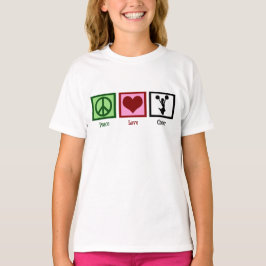 Camiseta Bonitas, Encantadas, Paz, Amam Meninas Animadas
