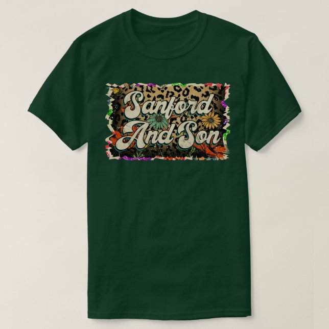 Camiseta Bonitas Flores Sanford Pattern Nome Ortod (Frente do Design)