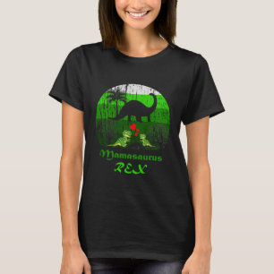 Camiseta Bonitas Mães de Dinossauro de Mamasaurus Rex Duas
