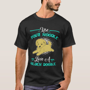 Camiseta Bonitas Mães De Goldendoodle Adoram Um Doodle Ouro