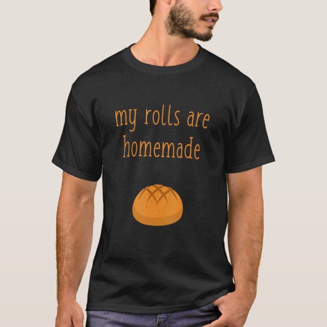 Camiseta Bonitas Minhas Rolas São Crianças Homemadas Assar  (Frente)