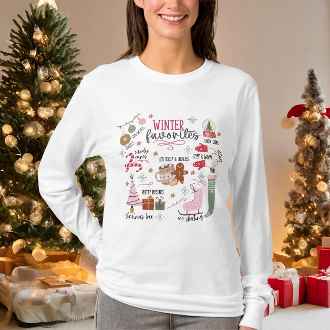 Camiseta Bonitinha Cana Cana Cama Cozy Winter Favoritos (Criador carregado)