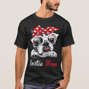 Camiseta Bonitinha Mãe Para Boston Terrier Cães Lover