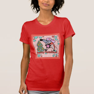 Camiseta Bonitinho de Cartografia do Rato de Símbolo de Fe