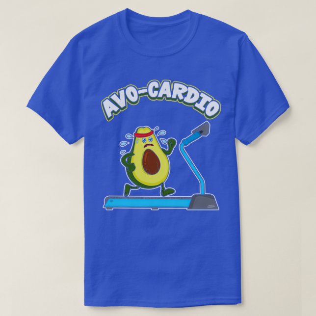 Camiseta Bonitinho Engraçado AvoCardio Avocado Cardio Pun G (Frente do Design)