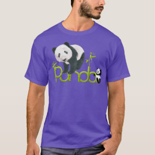 Camiseta bonitinho urso Panda amante a novidade da menina d