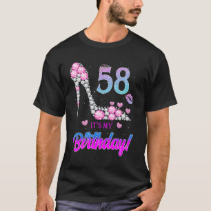 Camiseta Bonito 58 anos É a minha 58ª Festa de aniversário
