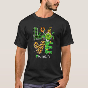 Camiseta Bonito Amor, Xadrez de vida Leopard Gnomo, Rua.