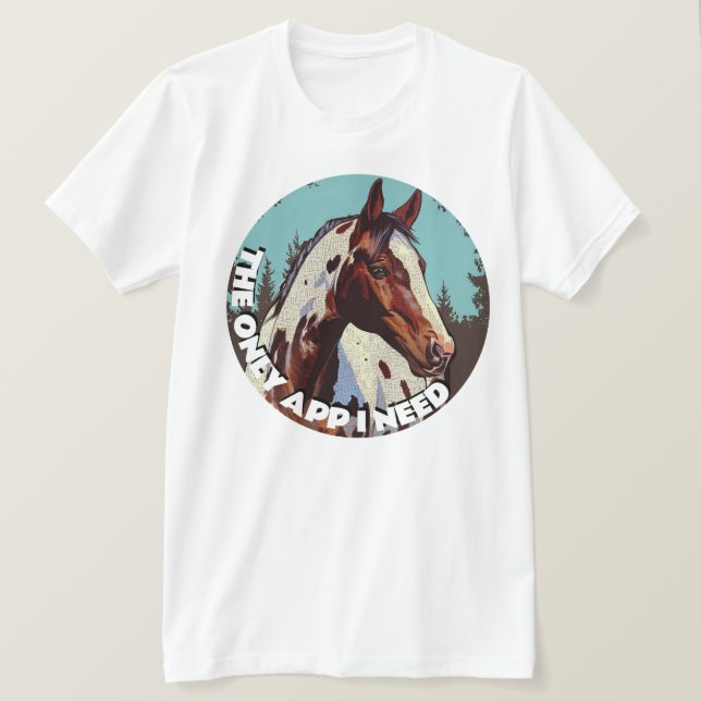 Camiseta Bonito Appaloosa (Frente do Design)