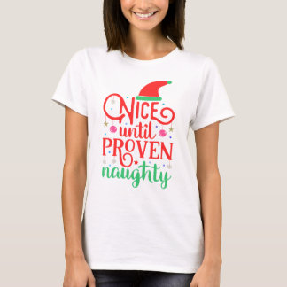 Camiseta Bonito até o Natal Malvado Comprovado