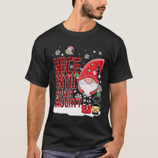 Camiseta Bonito Até Papais noeis Adolescentes Listarem Xma 