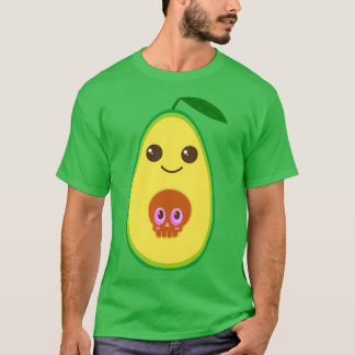 Camiseta Bonito Avocado Com Osso Crânio