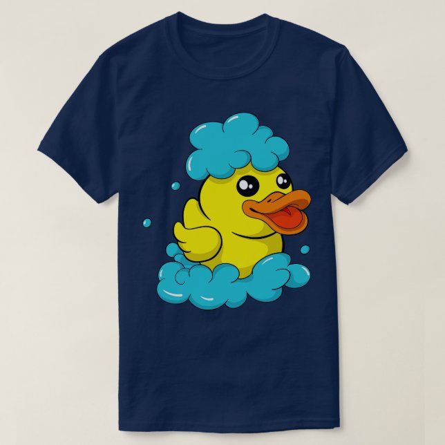 Camiseta Bonito Bath Duck Engraçado Soap-aker (Frente do Design)