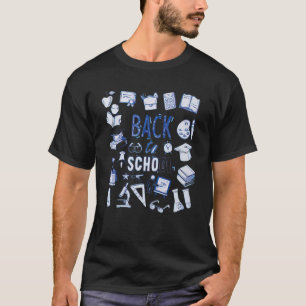 Camiseta Bonito Boas-vindas De Volta à Escola Primeiro Dia