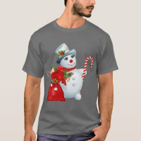 Bonito boneco de neve de Natal